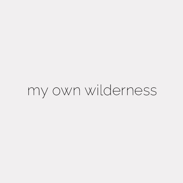 blanco my own wilderness